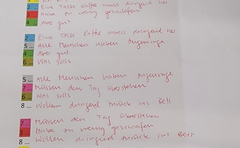 Ich bin müde